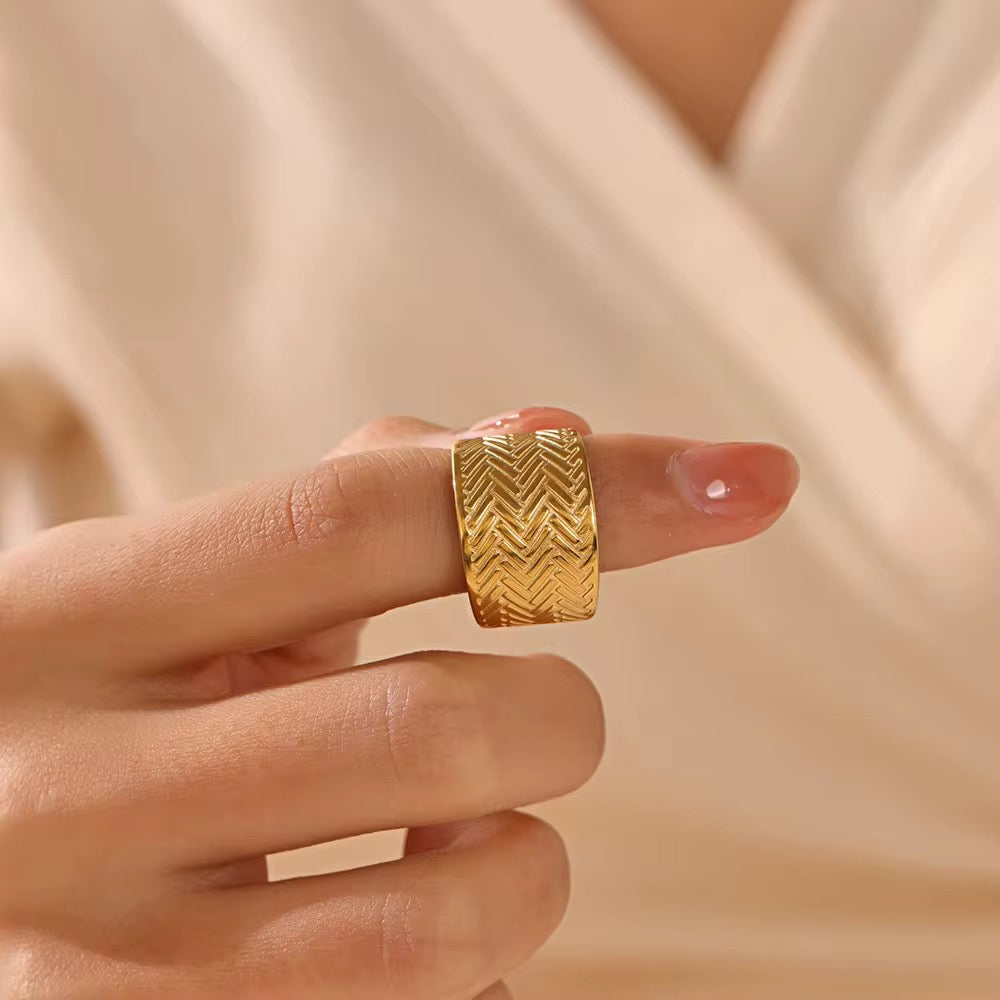 Textured ring