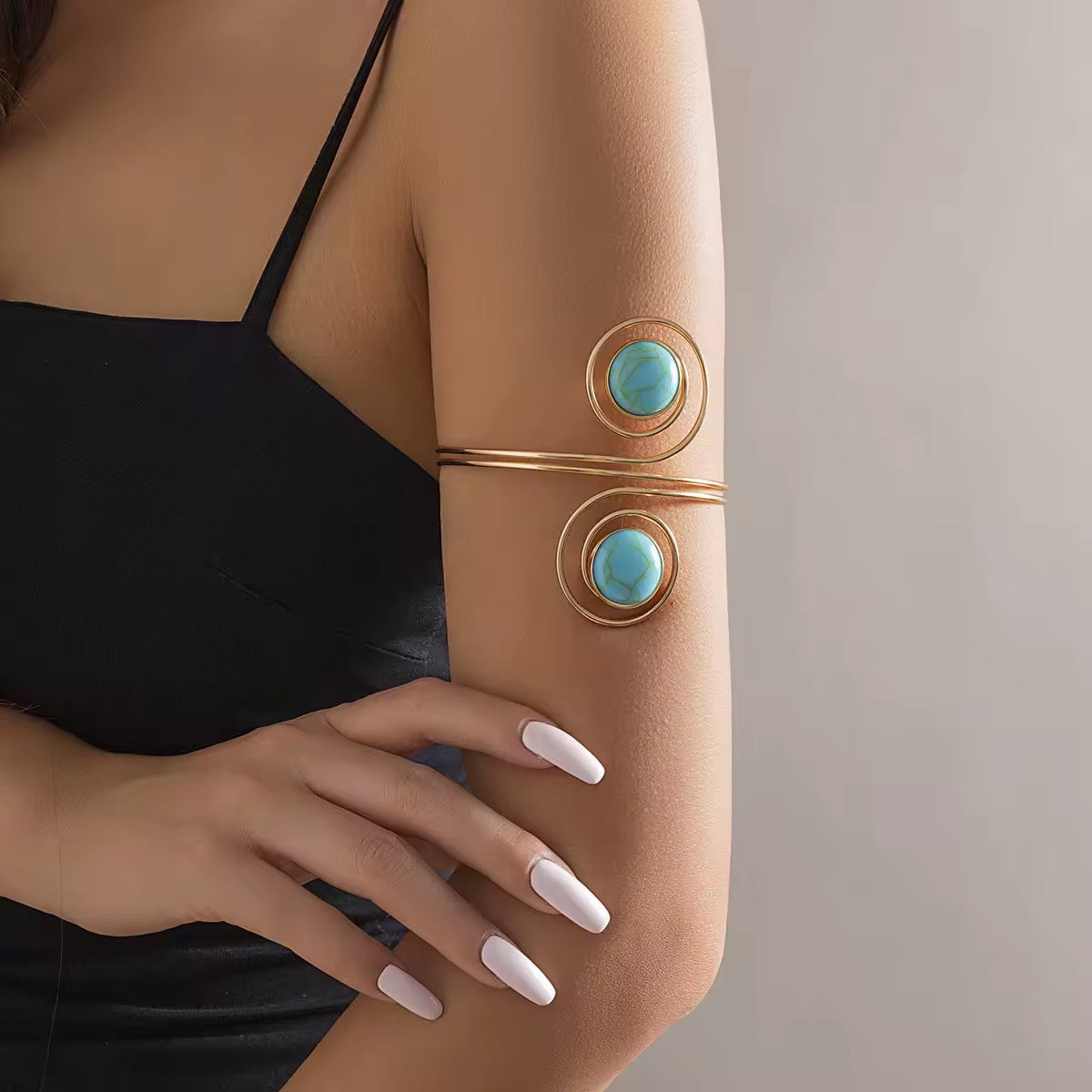 Turquoise arm cuff