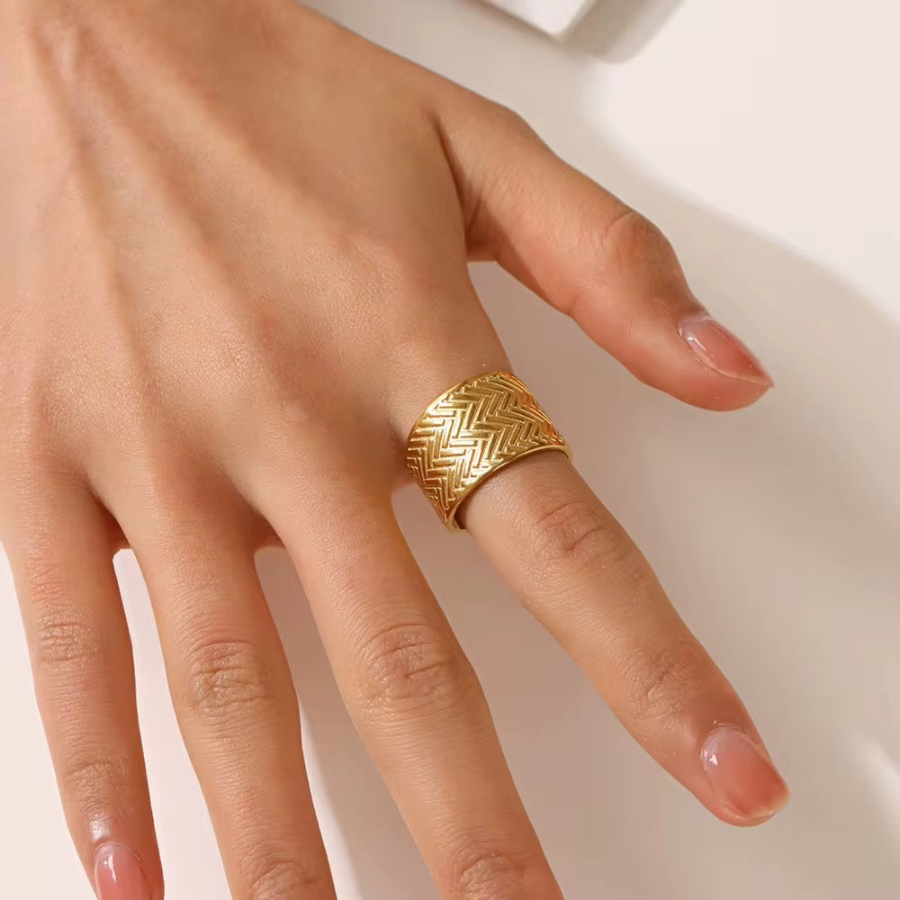 Textured ring