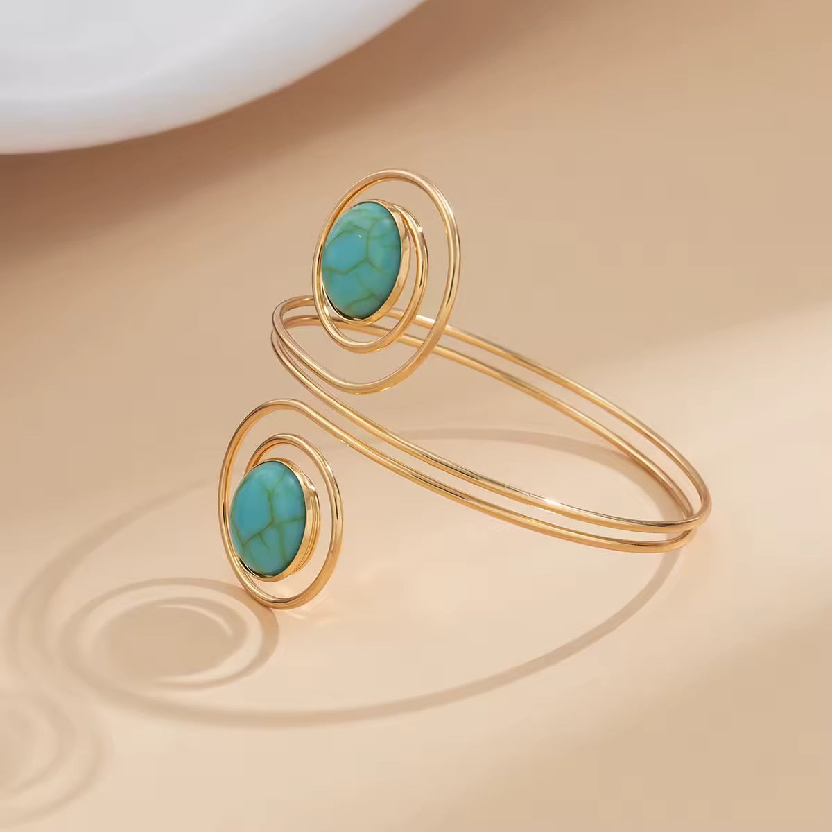 Turquoise arm cuff