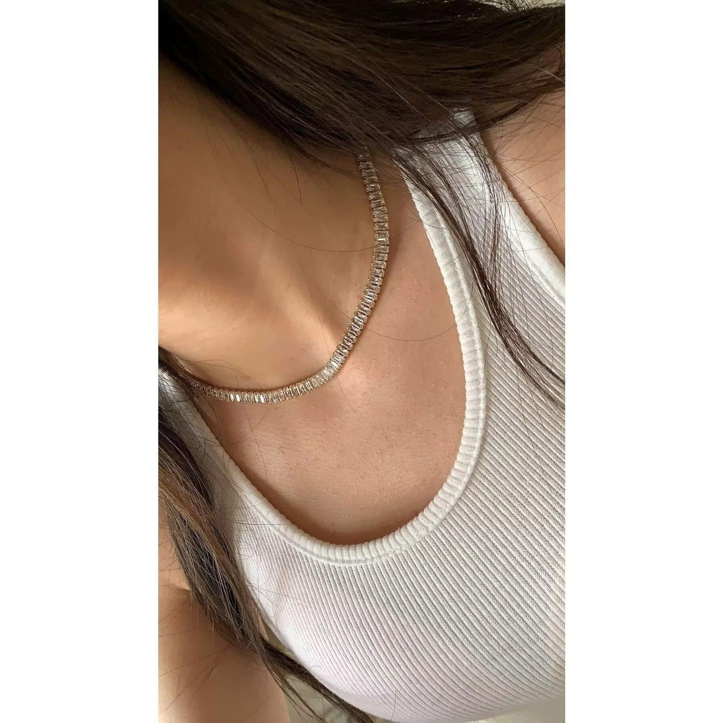 Tennis necklace